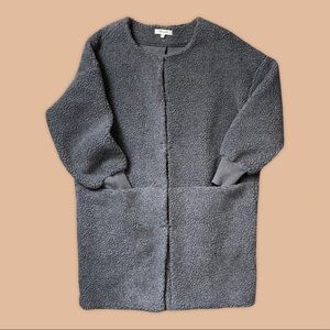 Madewell Bonded Sherpa Cocoon Coat